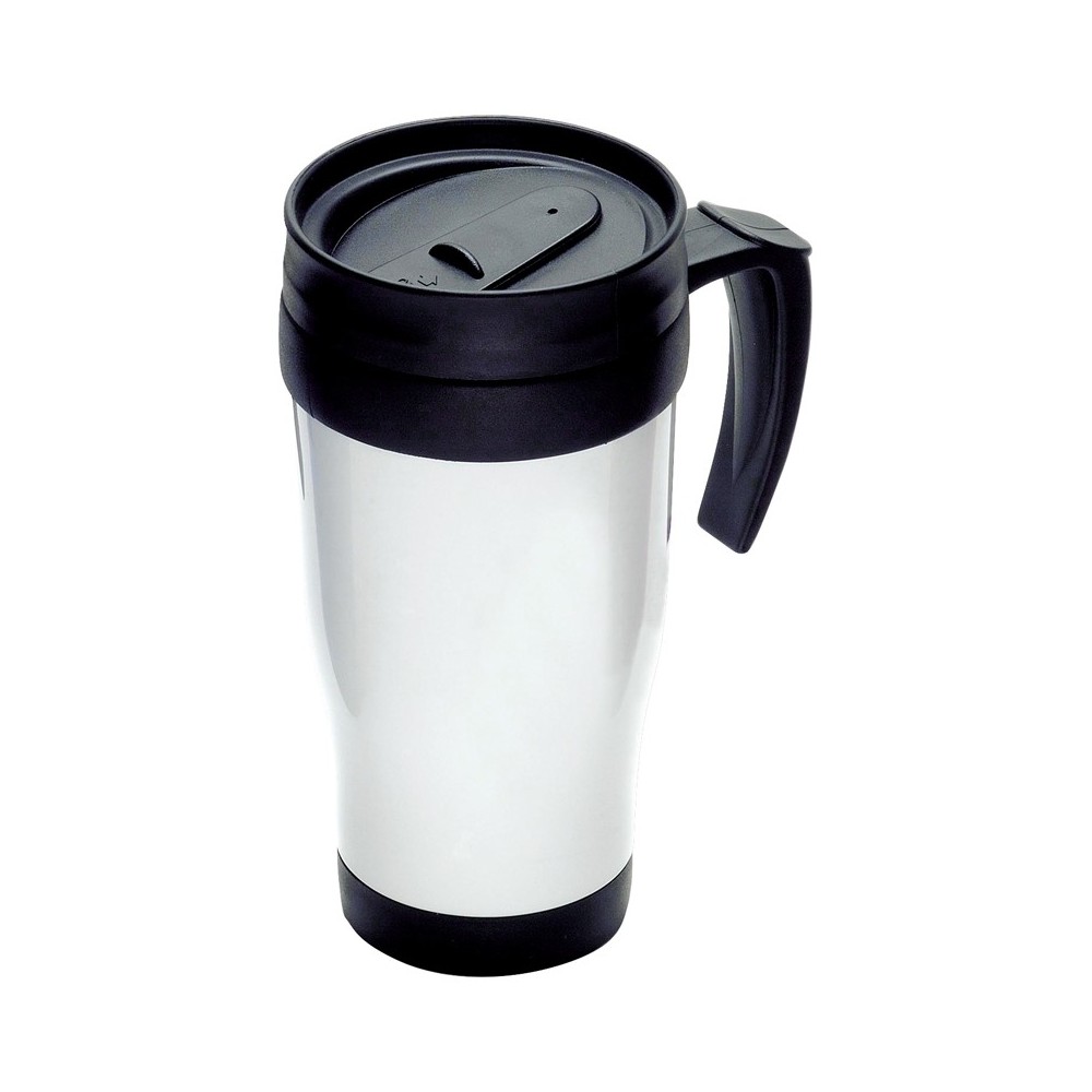 Mug de voyage isotherme 450 ml TRAVEL MUG paroi double en plusieurs couleurs