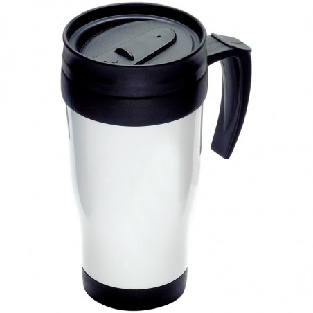 Mug de voyage isotherme 450 ml TRAVEL MUG paroi double en plusieurs couleurs