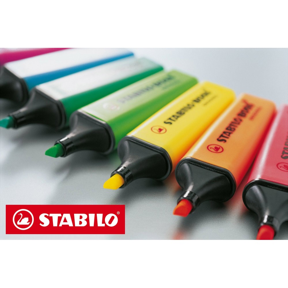 70/8 Pochette 8 surligneurs Boss STABILO pointe...