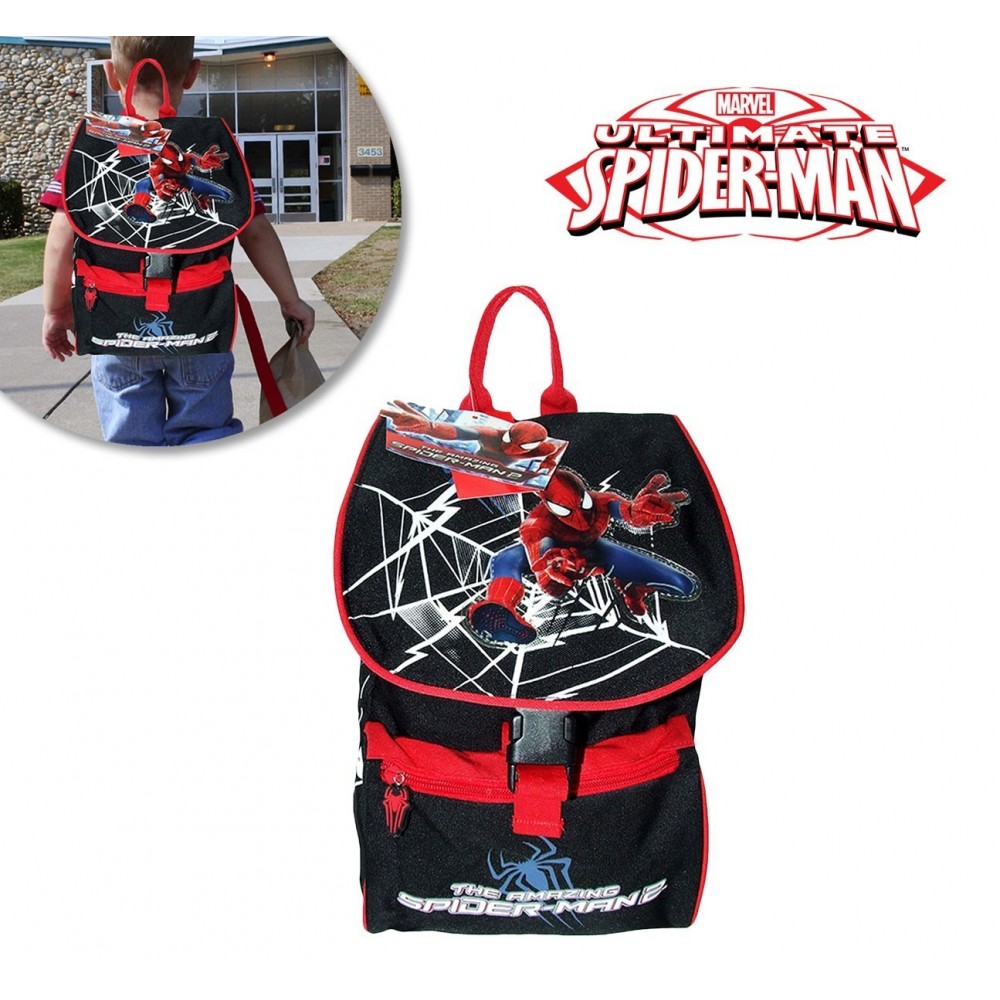 Sac á dos - cartable - SPIDERMAN - 30 x 40 x 16 CM-Noir - MARVEL