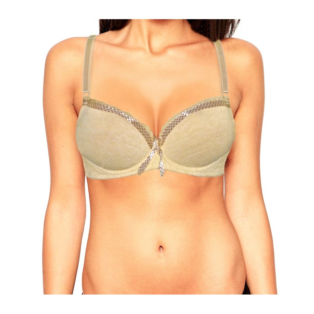 B436 Set de 3 soutien-gorge KALIKA ruban à pois...