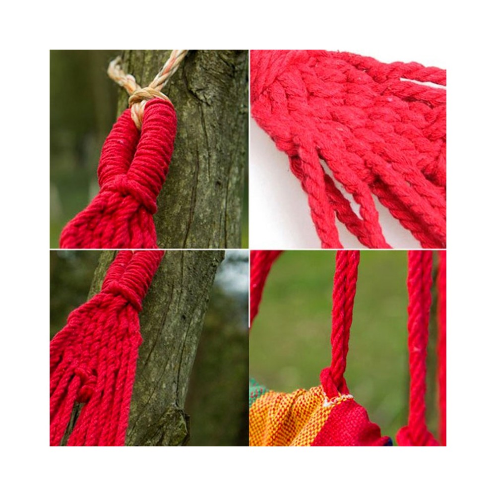 Hamac coton couleur extérieure 276 846 200 L. x...