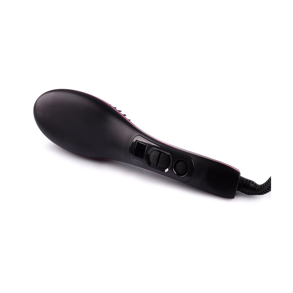 Brosse lissante électrique en céramique poils...