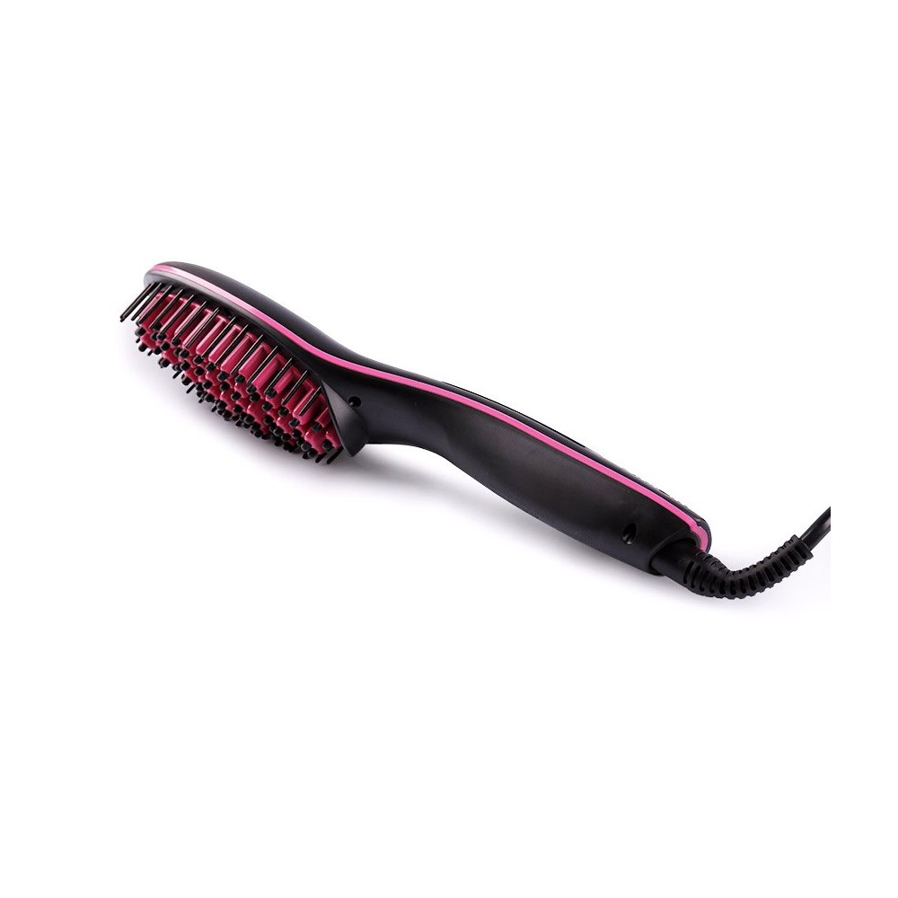 Brosse lissante électrique en céramique poils...