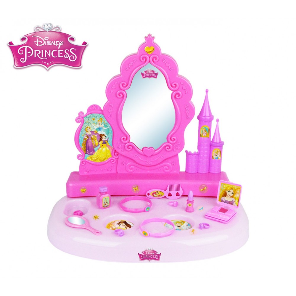 071250 Mirroir de table Princesse Disney Vanity studio avec 12 accessoires