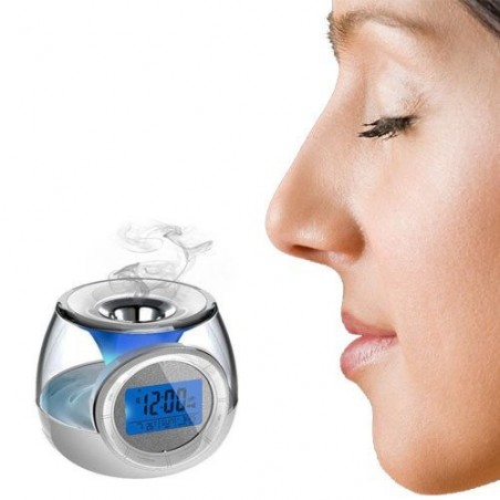 Réveil - Alarme, calendrier et diffuseur de parfum. Chromothérapie mod. Redondo