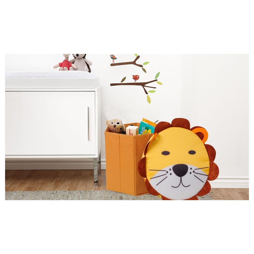 Boite de rangement avec couvercle pour chambre enfant - Range jouet 27 x H28 cm