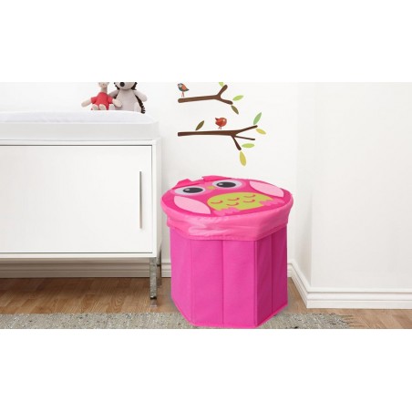 Boite de rangement avec couvercle pour chambre enfant - Range jouet 27 x H28 cm