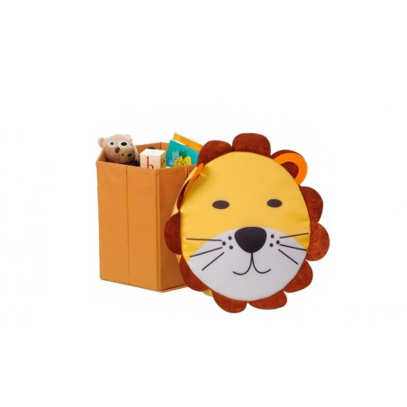Boite de rangement avec couvercle pour chambre enfant - Range jouet 27 x H28 cm