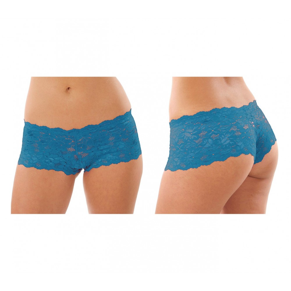 Pack 4 culottes dentelle motif floral -...