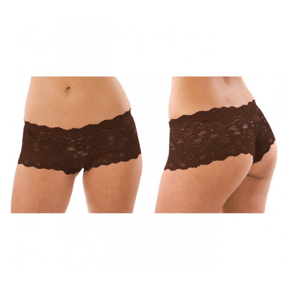 Pack 4 culottes dentelle motif floral -...