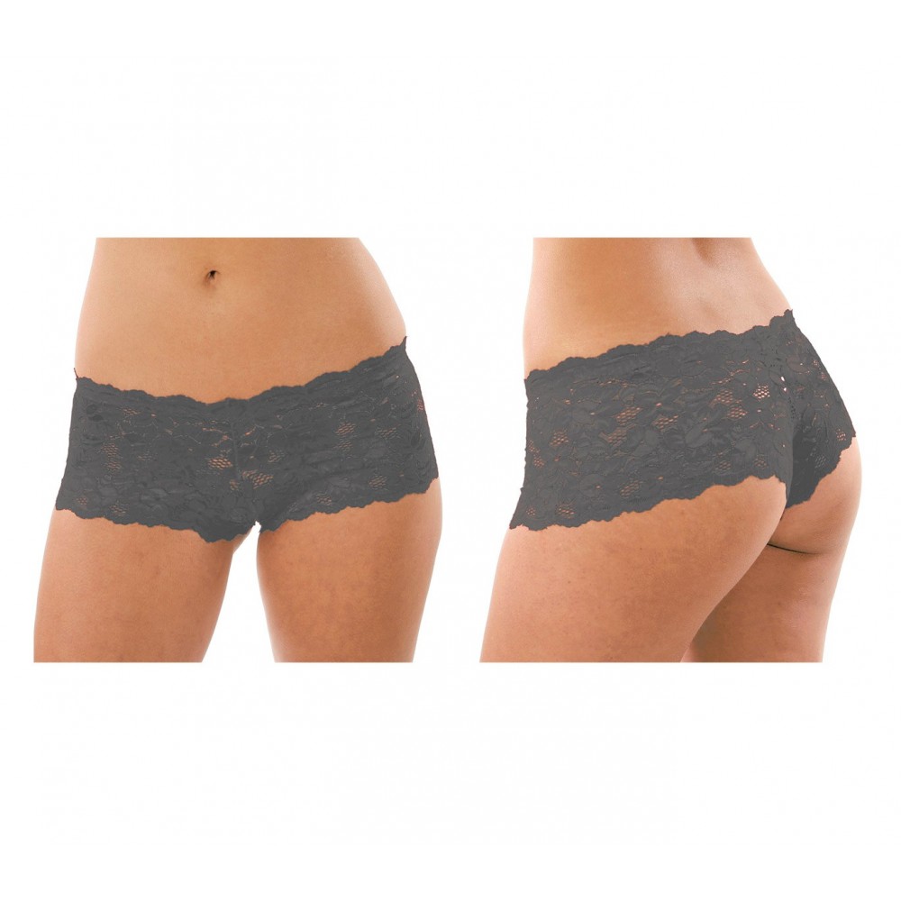 Pack 4 culottes dentelle motif floral -...