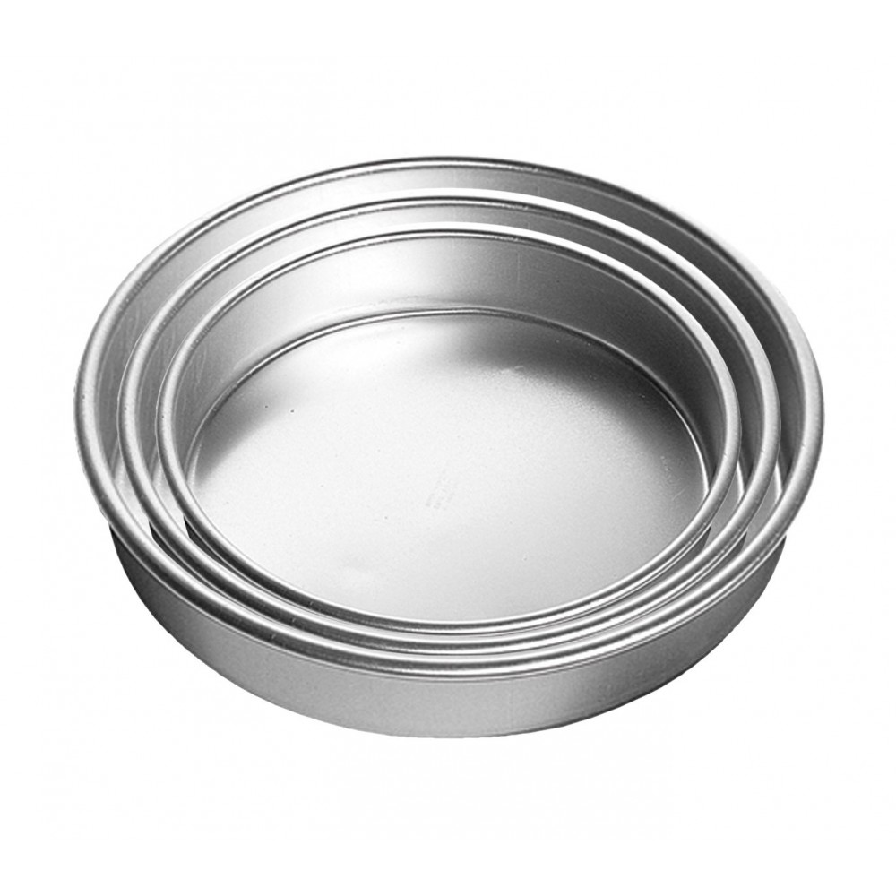 Set de 3 moules en acier inoxydable pour la...