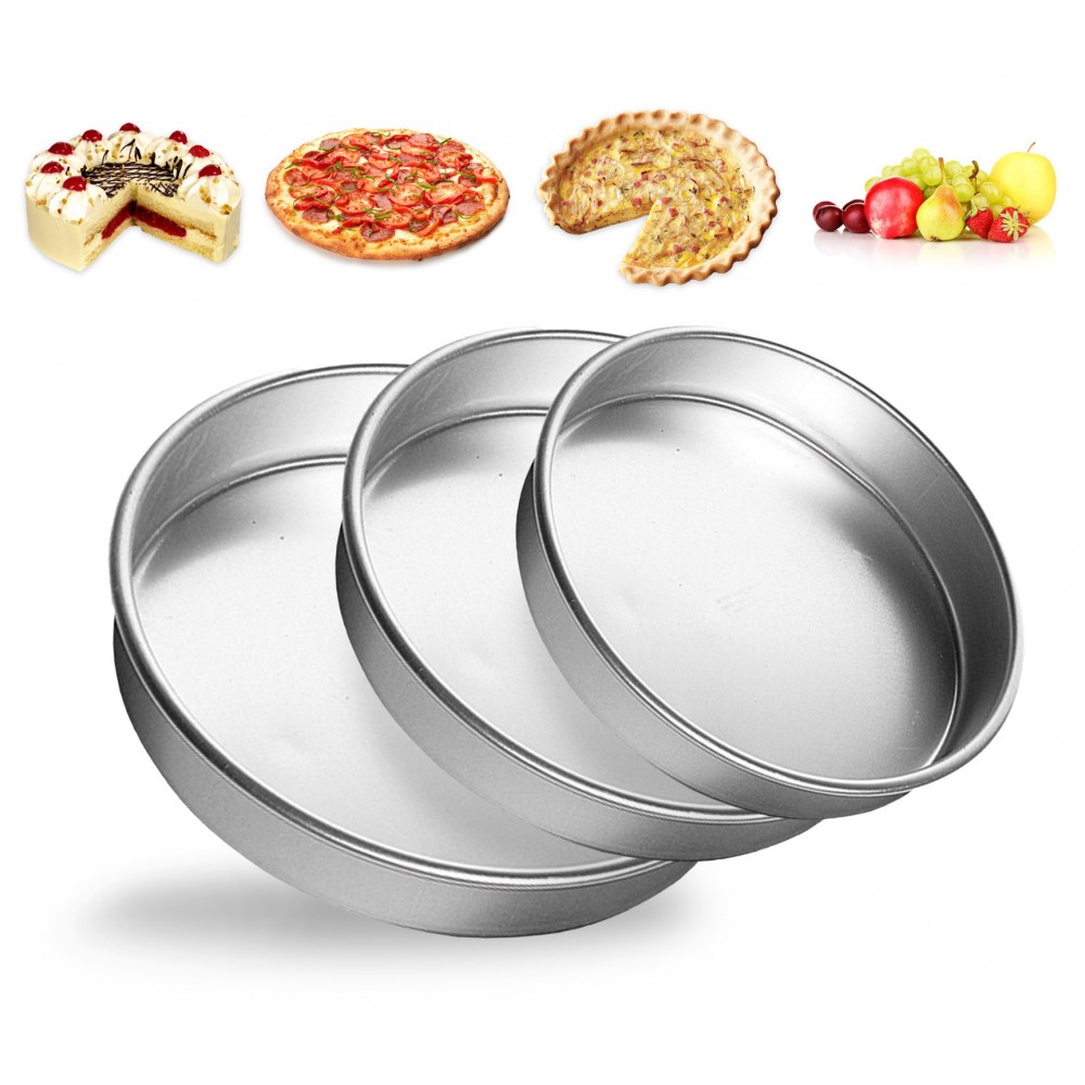 Set de 3 moules en acier inoxydable pour la...