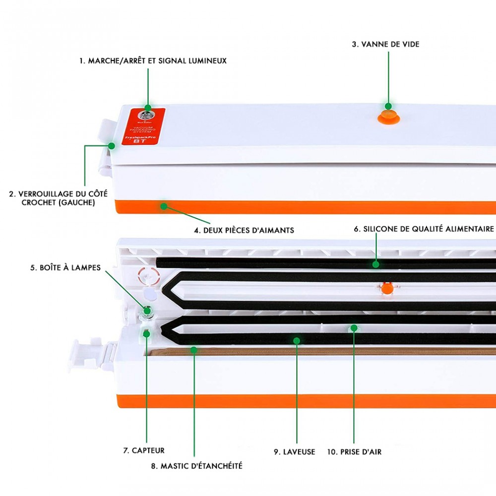 Machine scellante des sacs 183112 pour les...