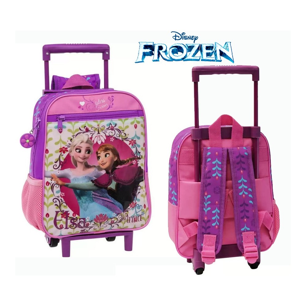 4192751 -Sac á dos - Cartable - ELSA ET ANNA Frozen - 23 x 28 x 10 cm á roulette