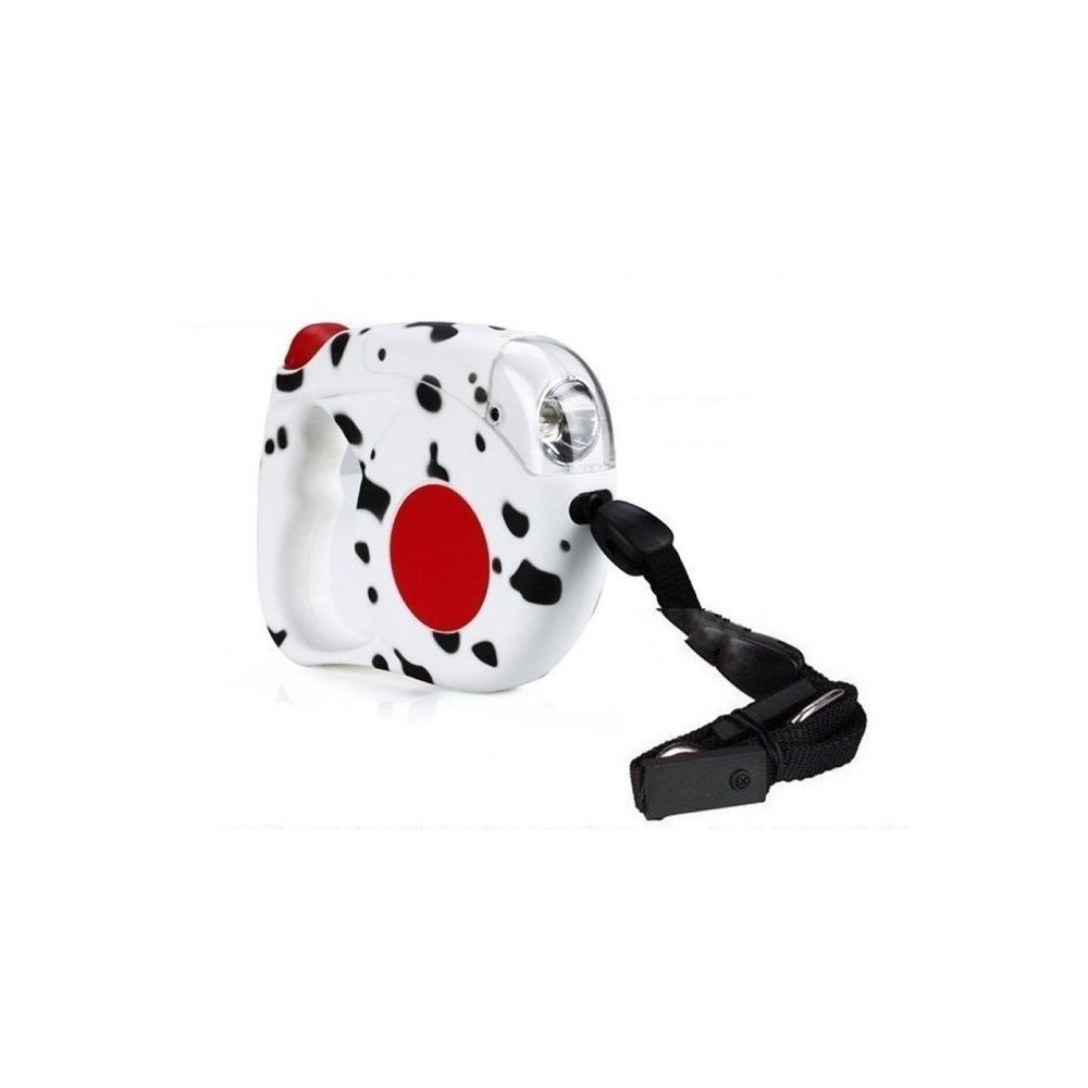 Laisse extensible torche jusqu'á 4,5 m - sans danger - pour les chiens de toutes tailles