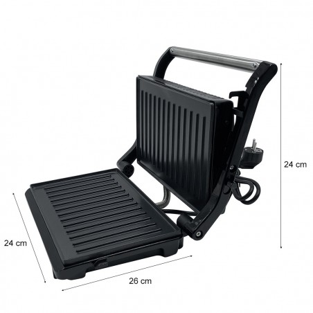 JCPB-215 Gril électrique de cuisson 800W en acier inoxydable Murs