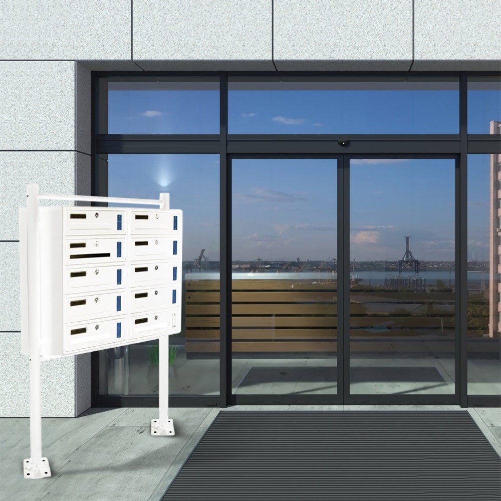 Boîte aux lettres en copropriété 10 places avec...