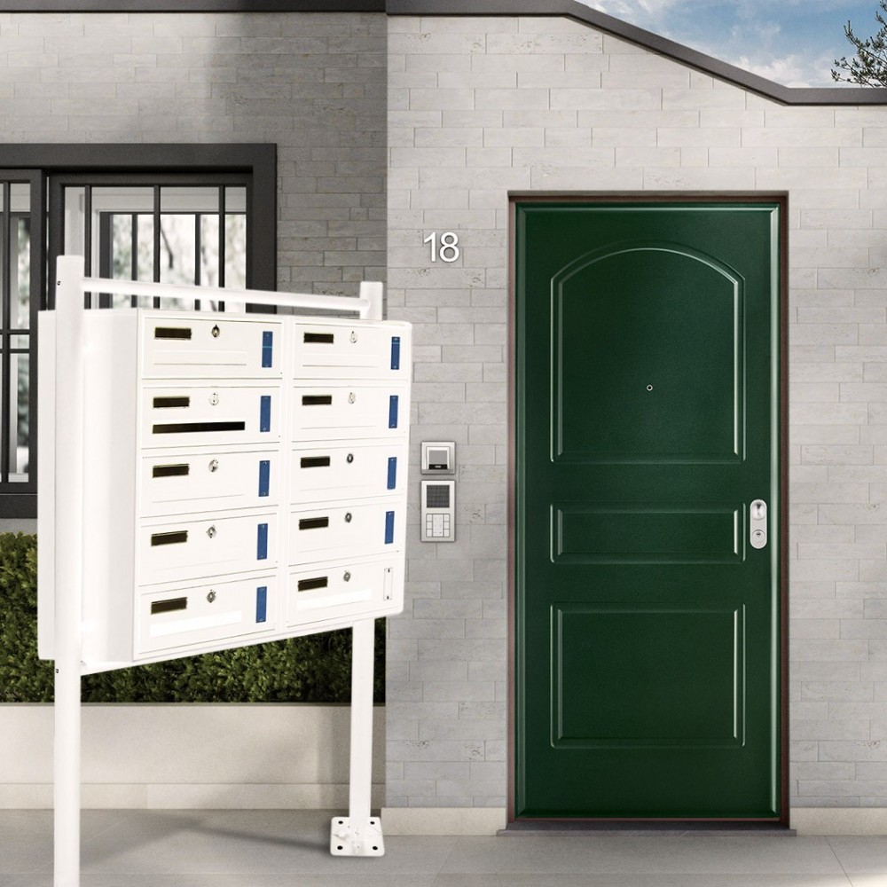 Boîte aux lettres en copropriété 10 places avec...