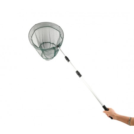 Epuisette de pêche télescopique 8094407 manche réglable en aluminium 140 cm