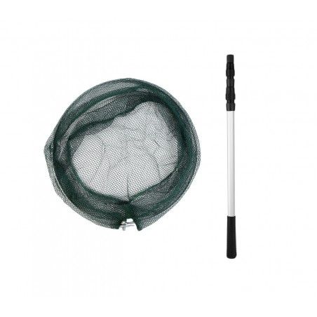 Epuisette de pêche télescopique 8094407 manche réglable en aluminium 140 cm