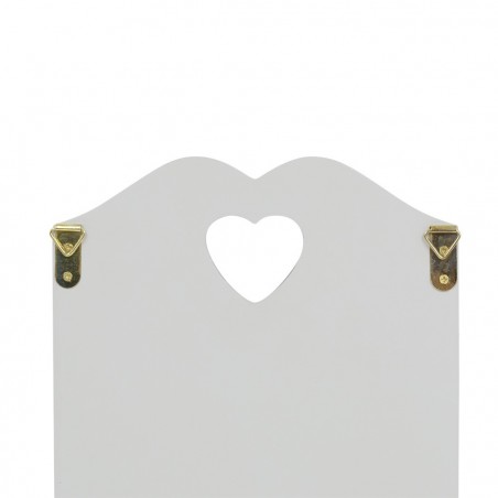 Porte-lettres murales en bois 2 places décoration arc 29Hx6Px18L cm