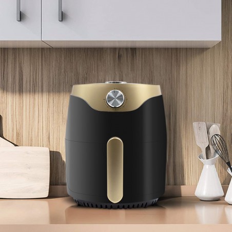 Friteuse à air AF501 jusqu’à 200°C MyIdea capacité 5,5 LT puissance 1350watts