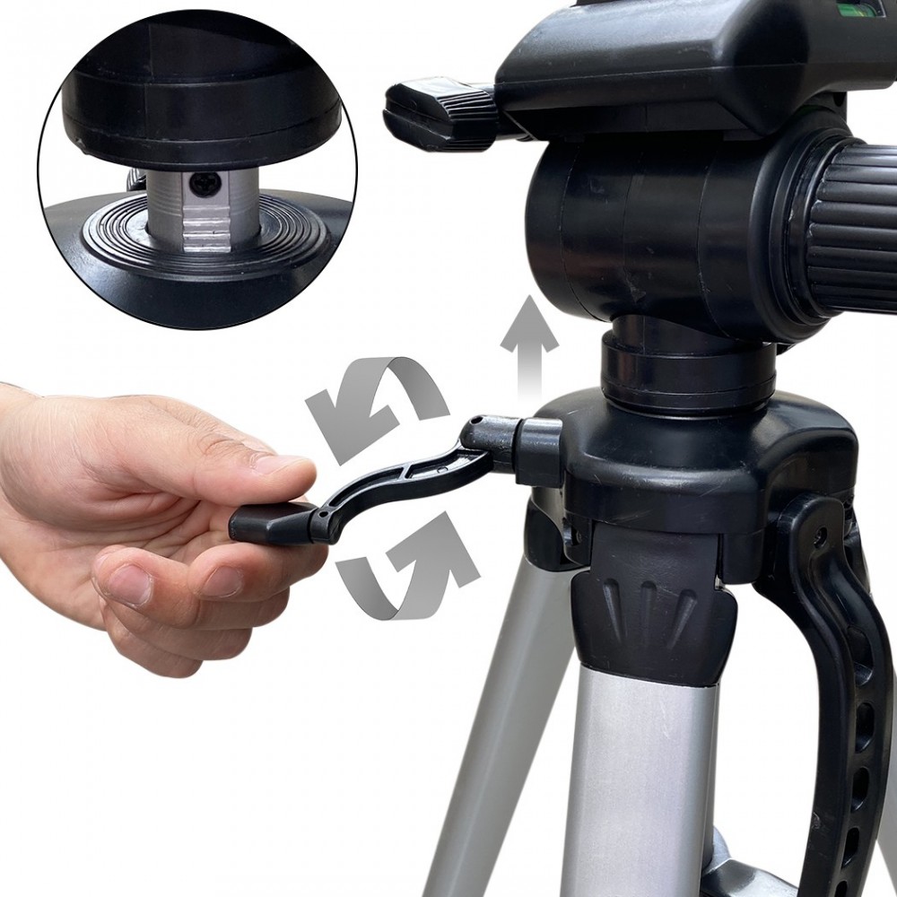 Trépied réglable 64 à 160cm 14376 chevalet en...