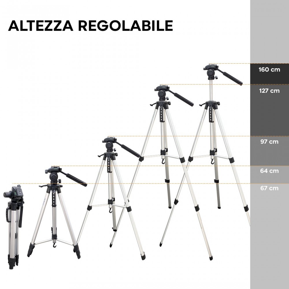 Trépied réglable 64 à 160cm 14376 chevalet en...