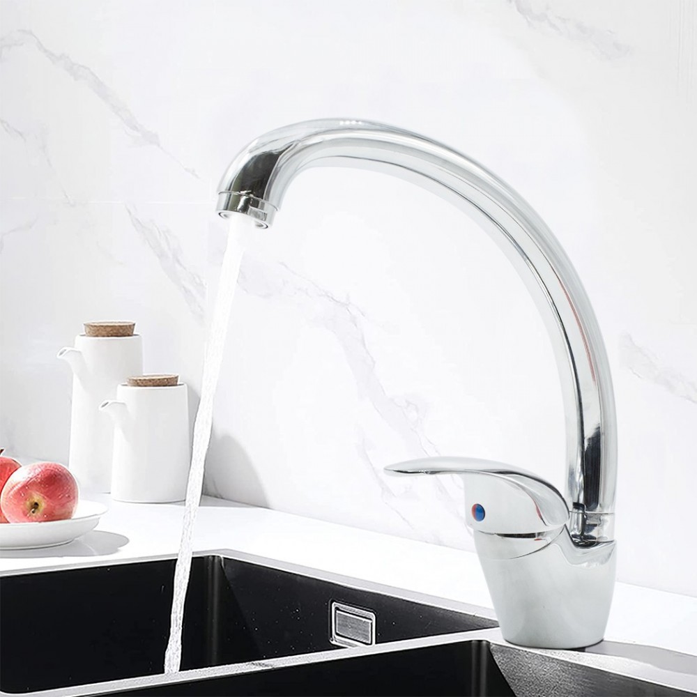 Robinet évier Vancouver N060-5 en acier chromé...