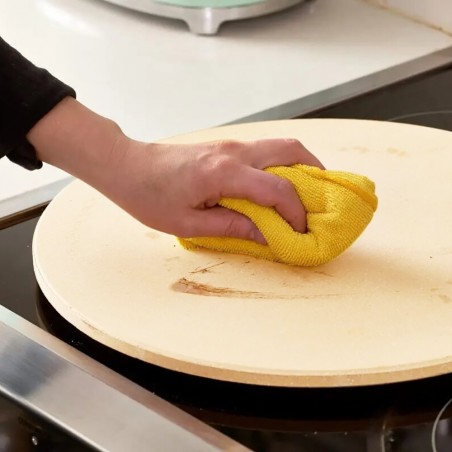 Pierre Réfractaire pour cuisson Pizza Plaque à pâtisserie avec base ronde Ø30 cm