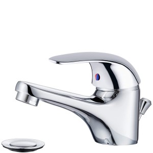 Mélangeur Robinet Lavabo Selenia 90043-5 en Acier avec Tubes Raccordement