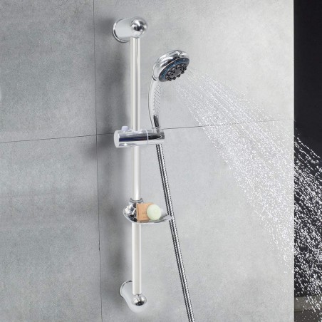 Atena N083-5 Douche coulissante en acier inoxydable avec 8 jets d'eau