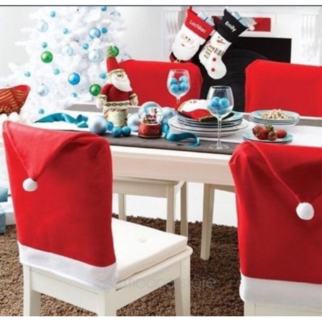 Couverture de Noel chapeau Santa pour dossier 70 x 52 cm