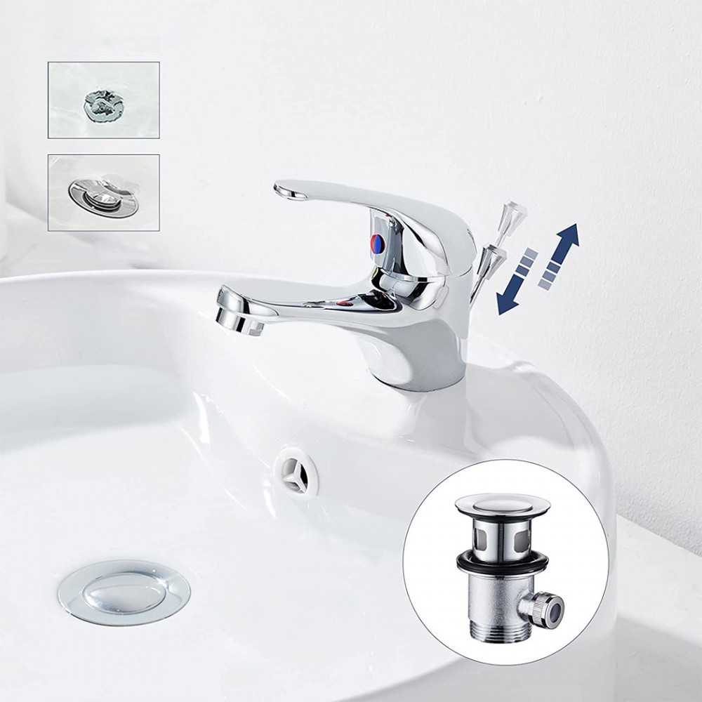 Robinet pour lavabo en acier inoxydable Colombo...