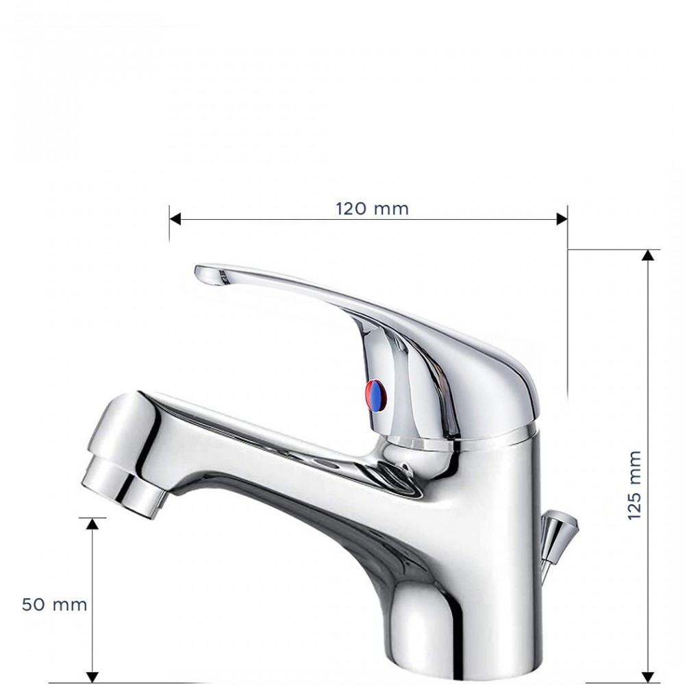 Robinet pour lavabo en acier inoxydable Colombo...