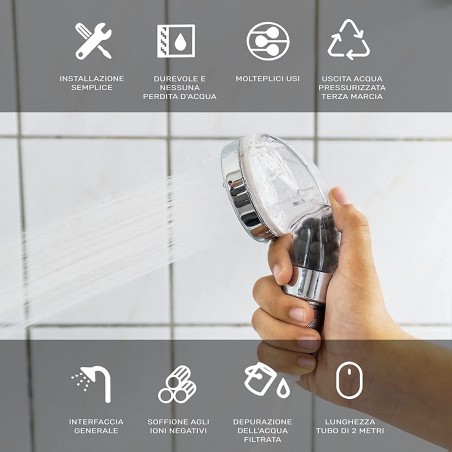 Douche pour robinet d’évier portatif 14877 tube télescopique 1mt et support