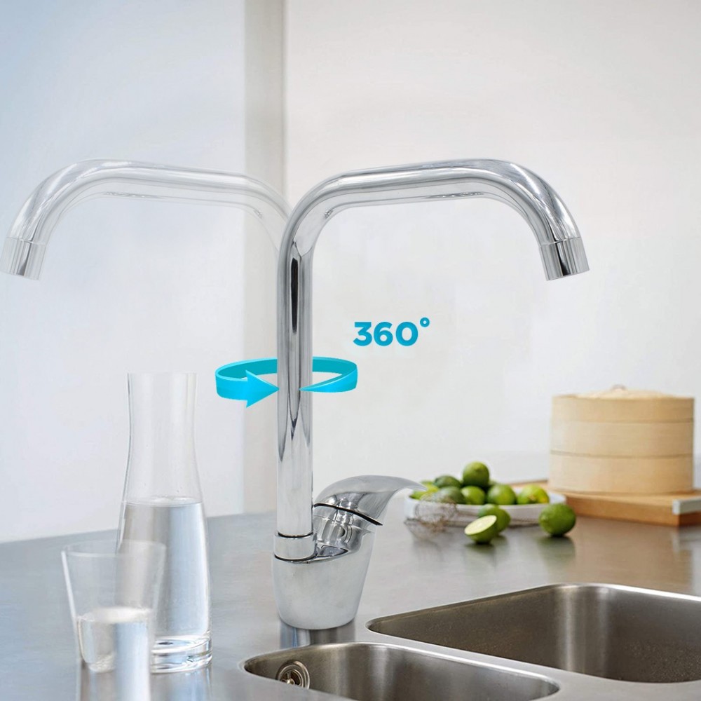 Robinet évier Ottawa 1906 mélangeur chromé...