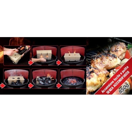 Kit allumage barbecue- allumage rapide facile et écologique - WELKHOME