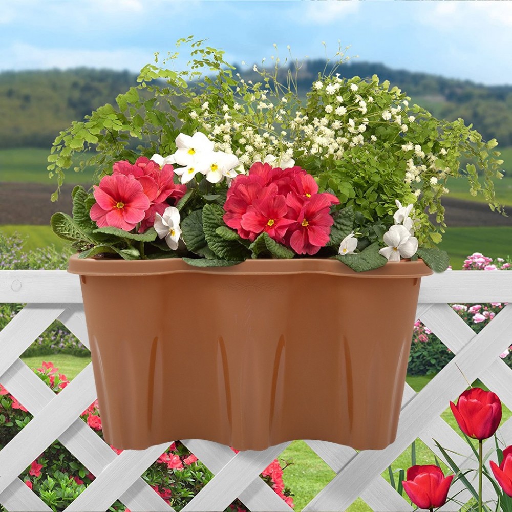 Planteur Balcon pour Balustrade en plastique...