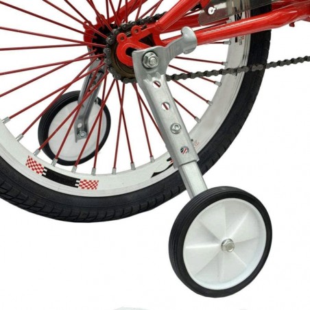 Paire de stabilisateurs et roues d’entraînement vélo changement de 16'' à 24''