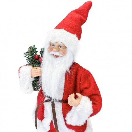 Santa Robe Rouge art. 144188 Décoration de Noel décoration 30H cm