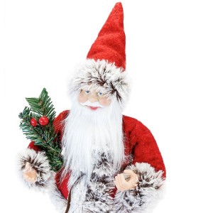 Santa Claus Rouge et Gris art. 144187 Décoration de Noel... 2