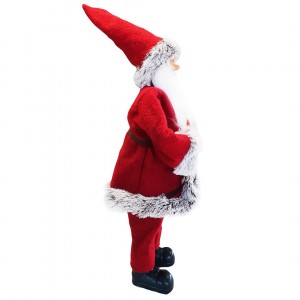 Santa Claus Robe Rouge et Gris 144199 Décoration de Noel... 2