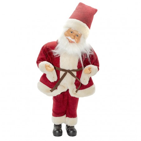 Santa Rouge 144194 avec mécanisme à Carillon 45H cm Sons et Mouvement