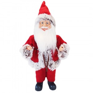 Santa Claus Robe Rouge et Gris 144191 Décoration de Noel... 2