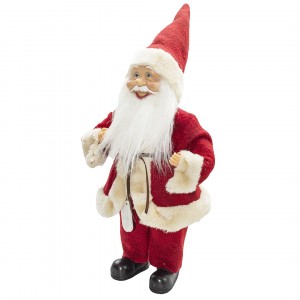 Santa Robe Rouge et Crème 144190 Décoration de Noel 40H... 2