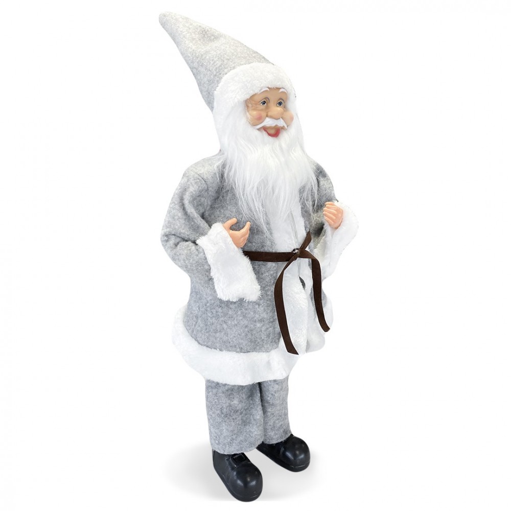 Santa Claus Robe Gris Art 144201 Décoration de...