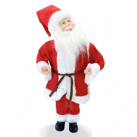 Santa Rouge art. 144196 45H cm Mécanisme à Carillon Sons et Mouvement